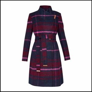BNWT Ted  Baker check wrap long coat 
Ted Baker size 3 medium